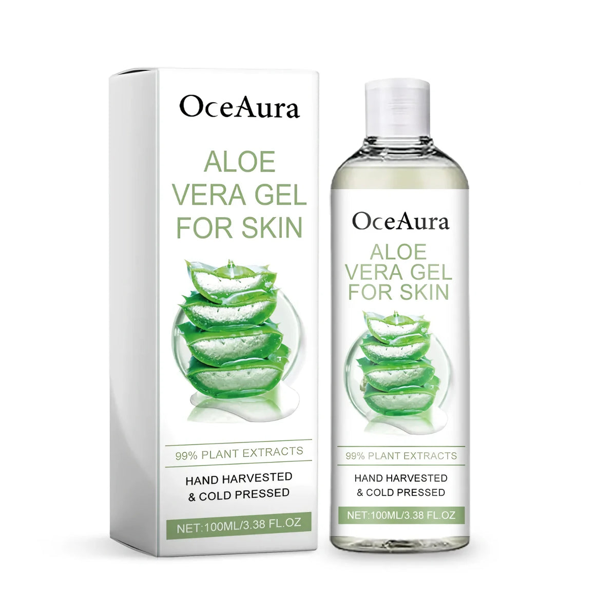 Extrait d'Aloe Vera en gel avant le soin