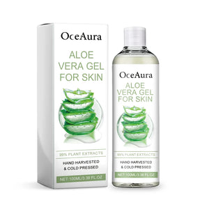 Extrait d'Aloe Vera en gel avant le soin